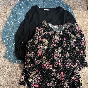 3 Blouse Bundle! Maurice’s Blouses. XL